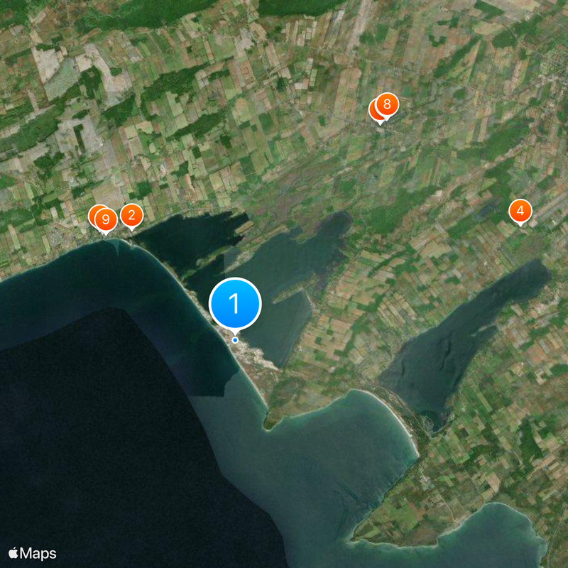 Sandbanks Provincial Park Map