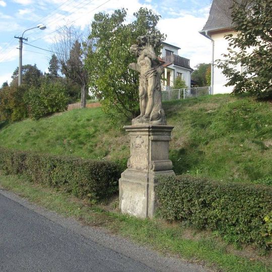 Socha svatého Šebestiána v Manětíně