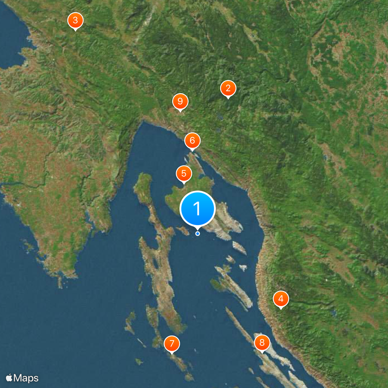 Primorje-Gorski Kotar Carte