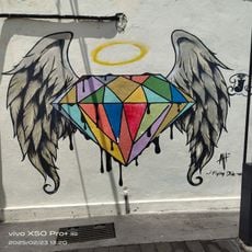 Flying Diamond Mural