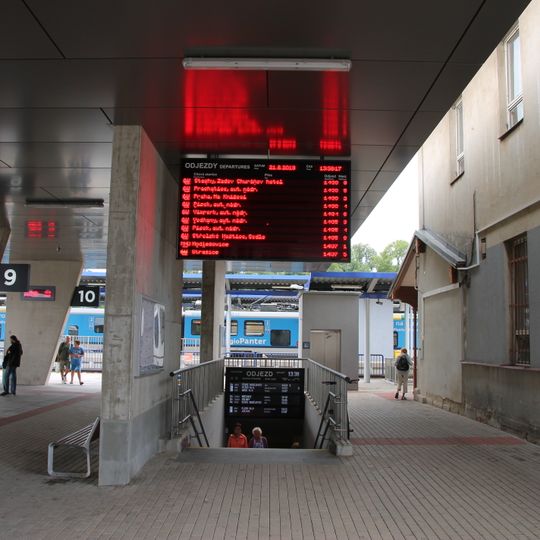 Podchod v železniční stanici Strakonice