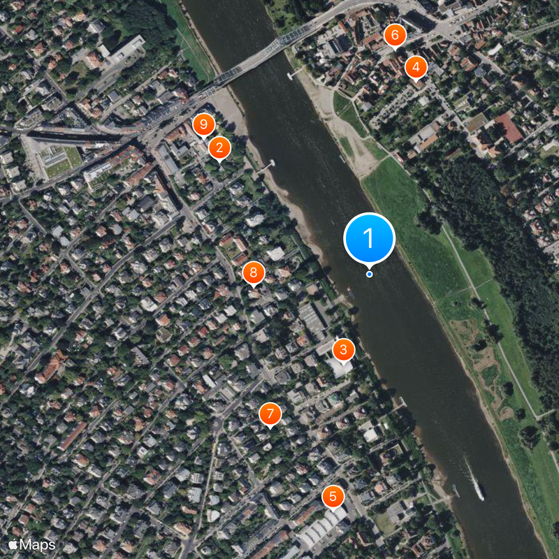 Dresden Elbe Valley Map