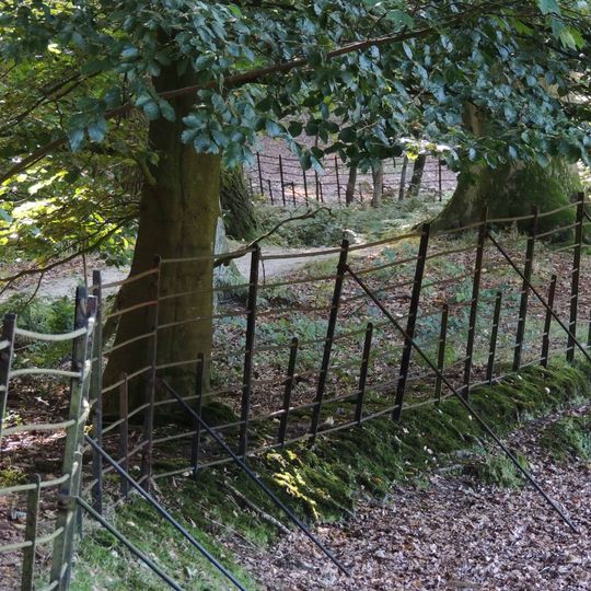 Fogelsangh State, hekwerk rond hertenkamp