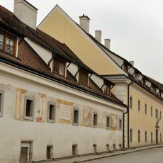 Johanneskirche, Bruderhaus, Stiftsspital, Florianiquelle, Sankt Florian (Linz-Land)