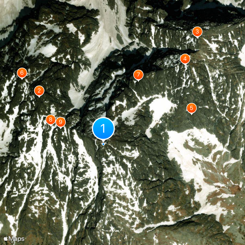 Lomnický štít Map