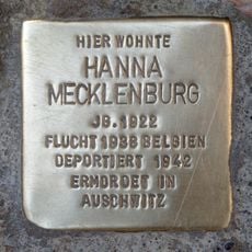 Stolperstein en memoria de Hanna Mecklenburg