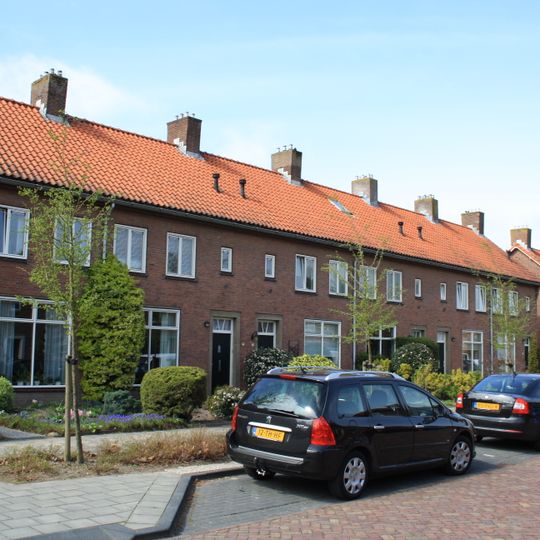 Rijtje woningen