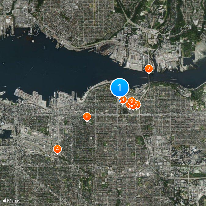 Pacific Coliseum Map