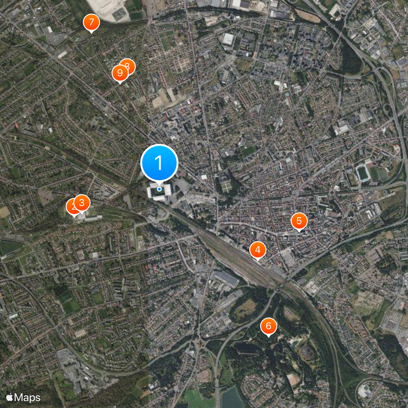 Stade Bollaert-Delelis Map