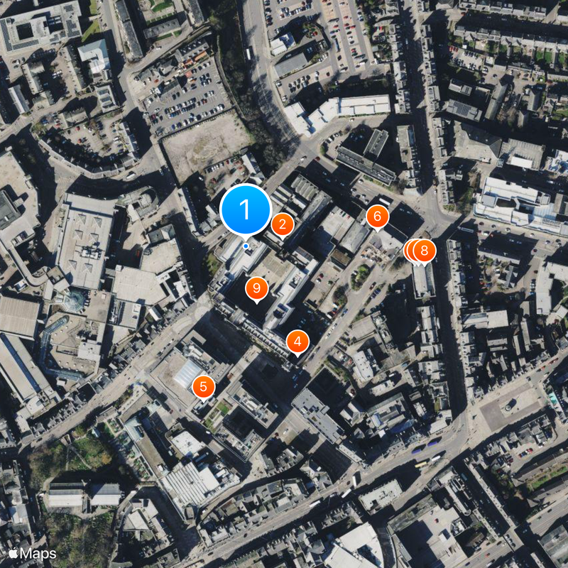 Marischal College Map