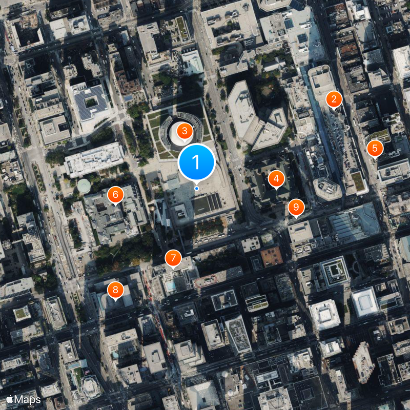 Downtown Toronto Kaart