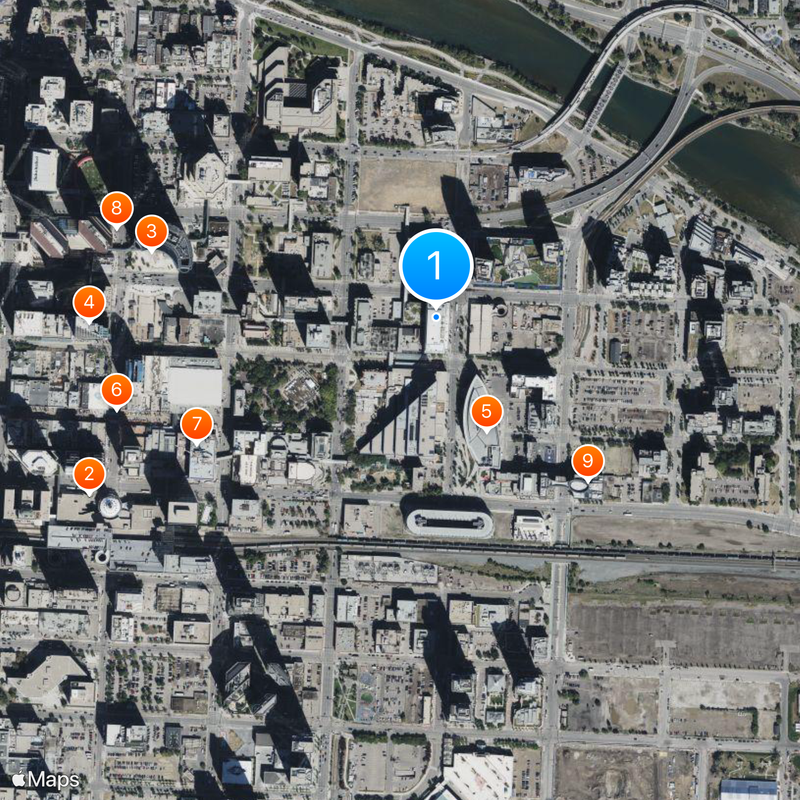 Bow Valley College Map