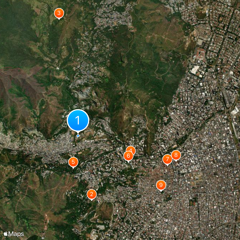 Comuna 1 Map