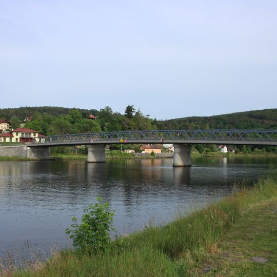 Bridge over the Vltava in Kamýk nad Vltavou
