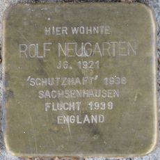 Stolperstein en memoria de Rolf Neugarten