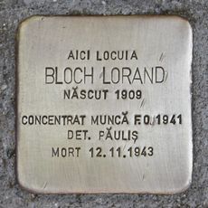 Stolperstein für Bloch Lorand