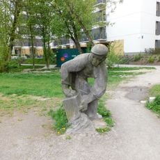 Statue of the builder of Industrial Służewiec