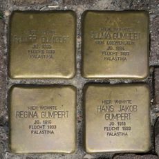 Stolperstein en memoria de Philipp Gumpert