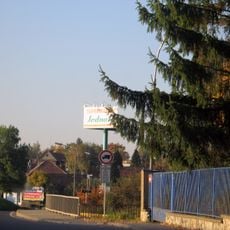 Bridge of Tovární street over the Stroupínský potok in Žebrák