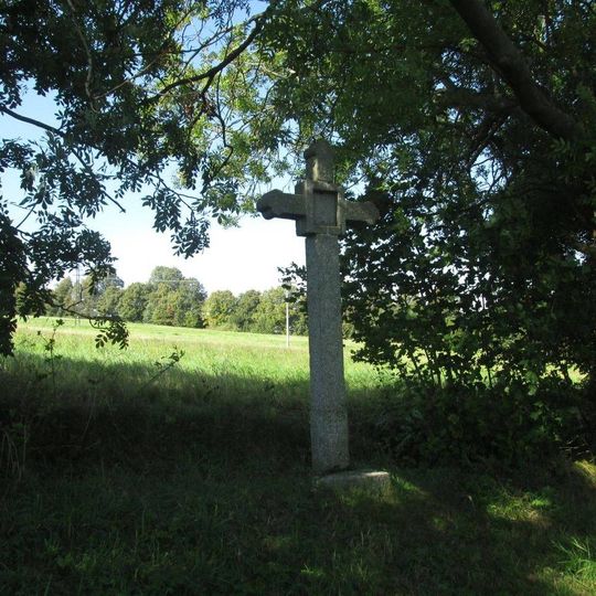 Kříž na křížové cestě u Jistebnice - 5. zastavení