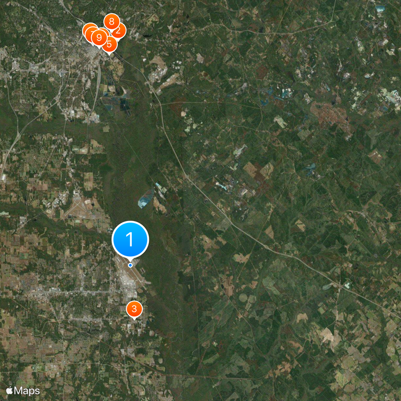 Robins Air Force Base Map