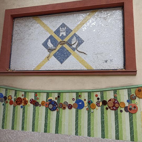 Baldosa, obra de arte