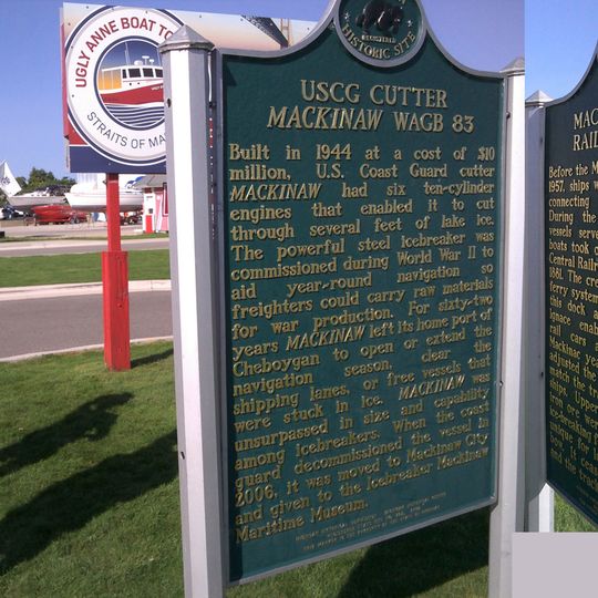 Michigan State Ferry System Historical Marker