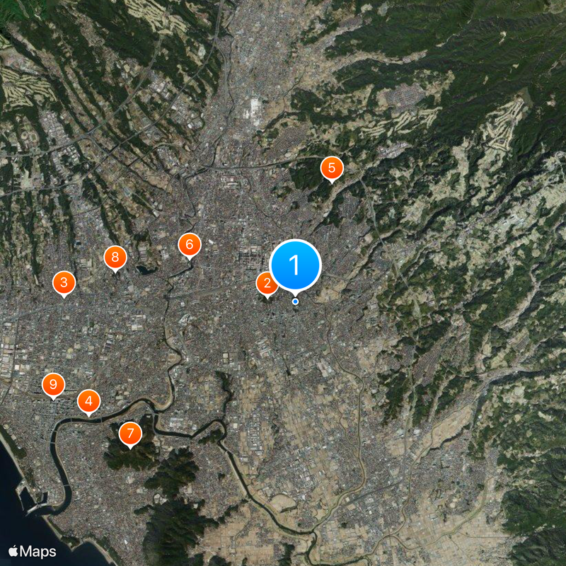 Mishima-taisha Carte