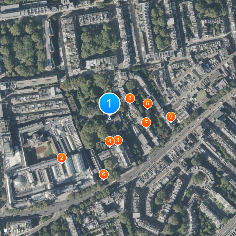 Holy Trinity Brompton Karte