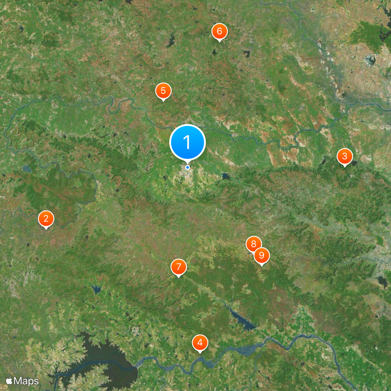 Adilabad district Map