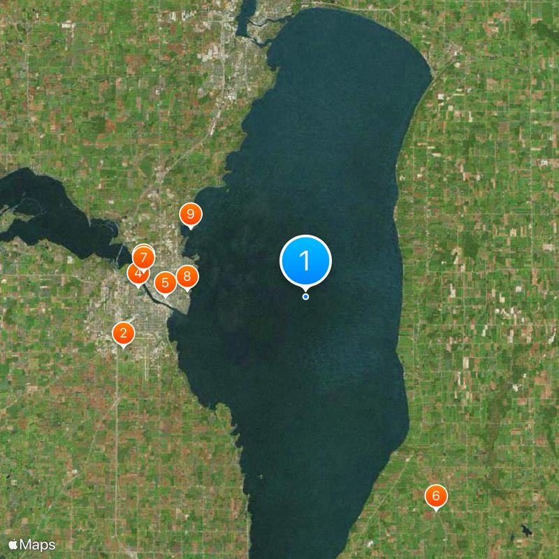 Lake Winnebago Map