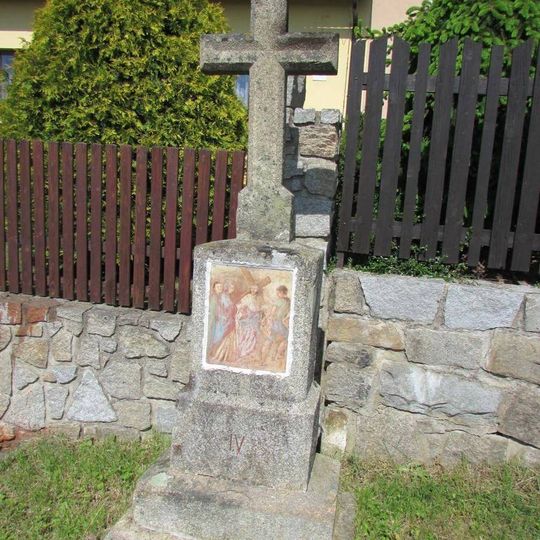 Kříž na křížové cestě v Třešti - 4. Zastavení