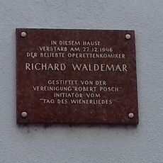 Gedenktafel für Richard Waldemar