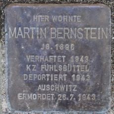 Stolperstein en memoria de Martin Bernstein