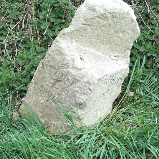 Milestone On Southern Verge Approximately 250 Metres West Of Moat Farm Corner Tl814 267