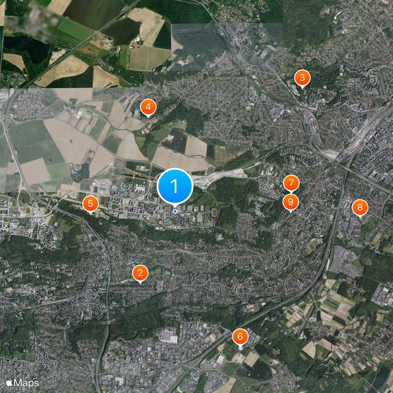 École polytechnique Map