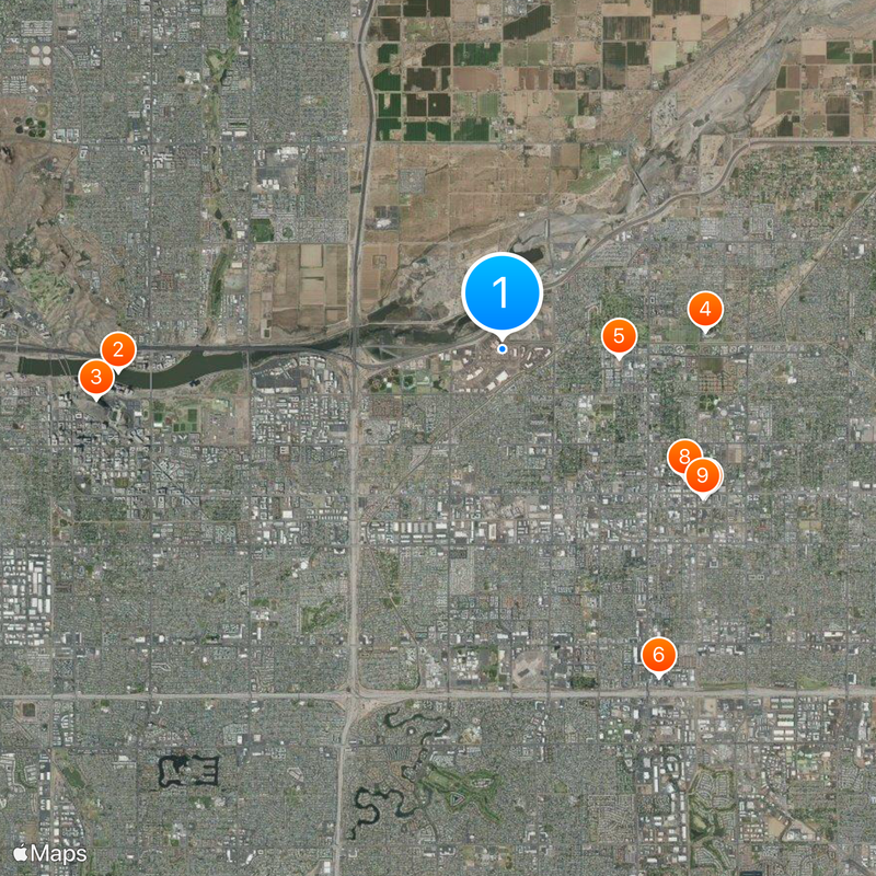 Sloan Park Map