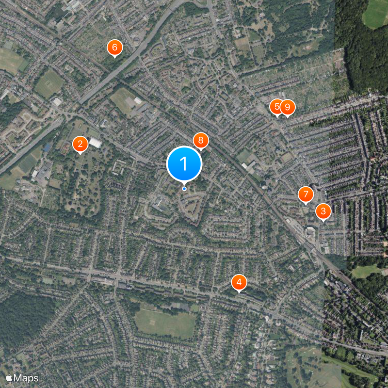 East Finchley Map
