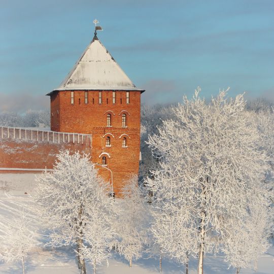 Vladimirskaya Tower of Veliky Novgorod Detinets