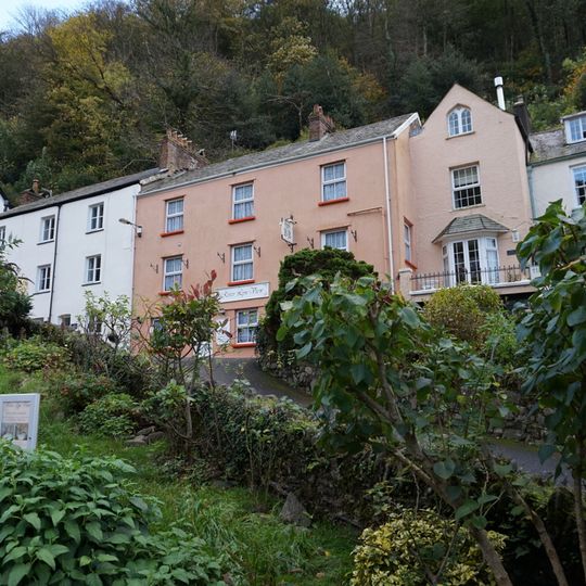 Hillside House And Front Terrace Wall And Railings