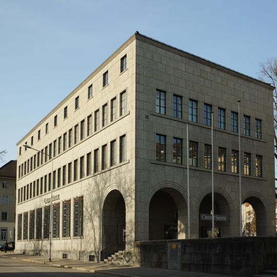 Building of the former Swiss Volksbank