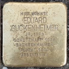 Stolperstein dedicated to Eduard Guckenheimer