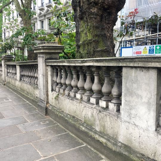 Balustrade To Forecourt Of Numbers 35 To 37