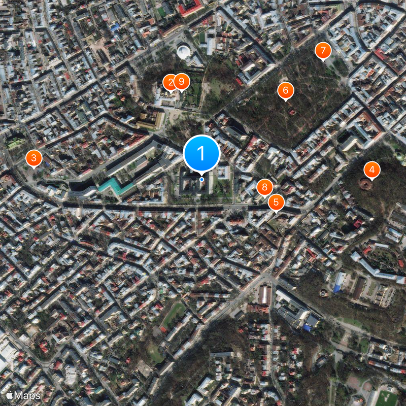 Lviv Polytechnic Map