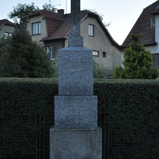 Wayside cross near Sokol house