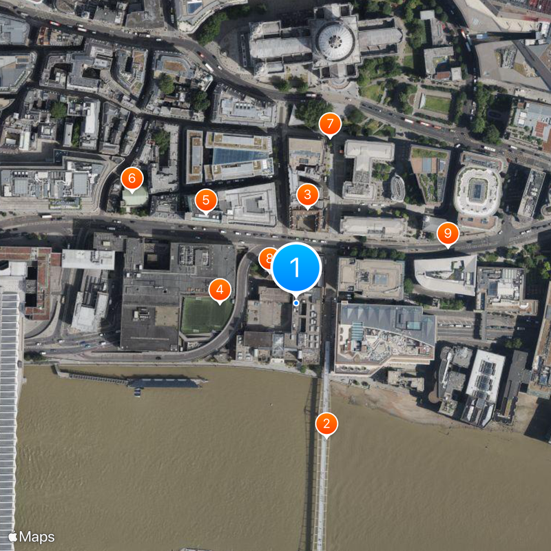 City of London School Map