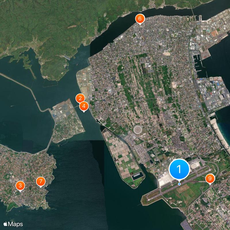Miho-Yonago Airport Map