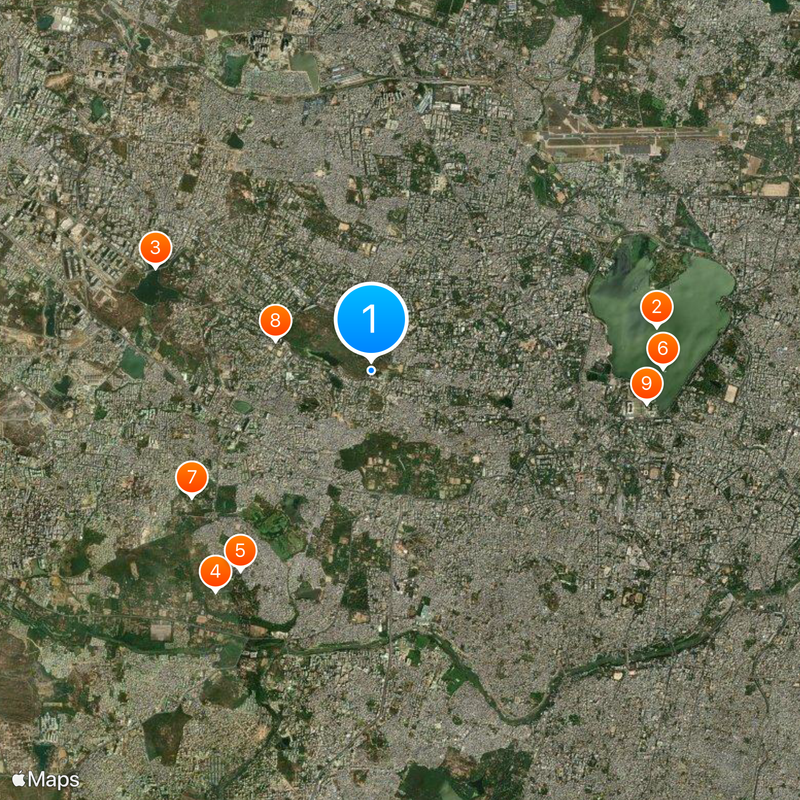 Jagannath Temple, Hyderabad Karte