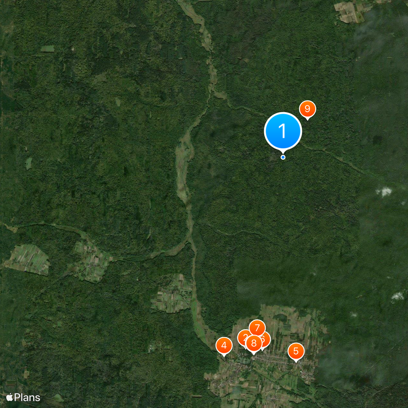 Białowieża National Park Map