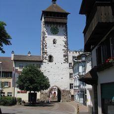 City fortification (city wall with moat, Obertorturm, Kupfer- / Storchennestturm, Messer- / Diebsturm)